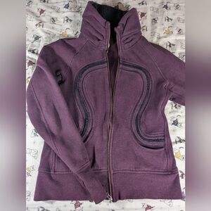 Lululemon Purple Zip-up Size 8